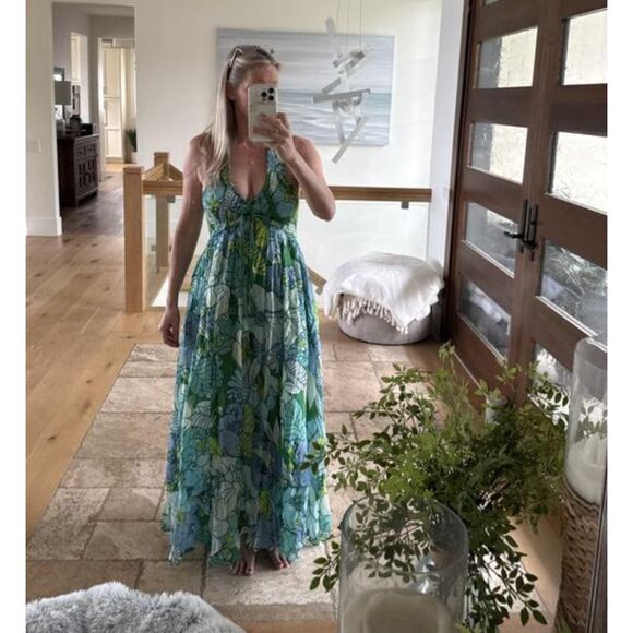 NWT Free People Bayside Florals Maxi Dress Size S - Picture 9 of 16